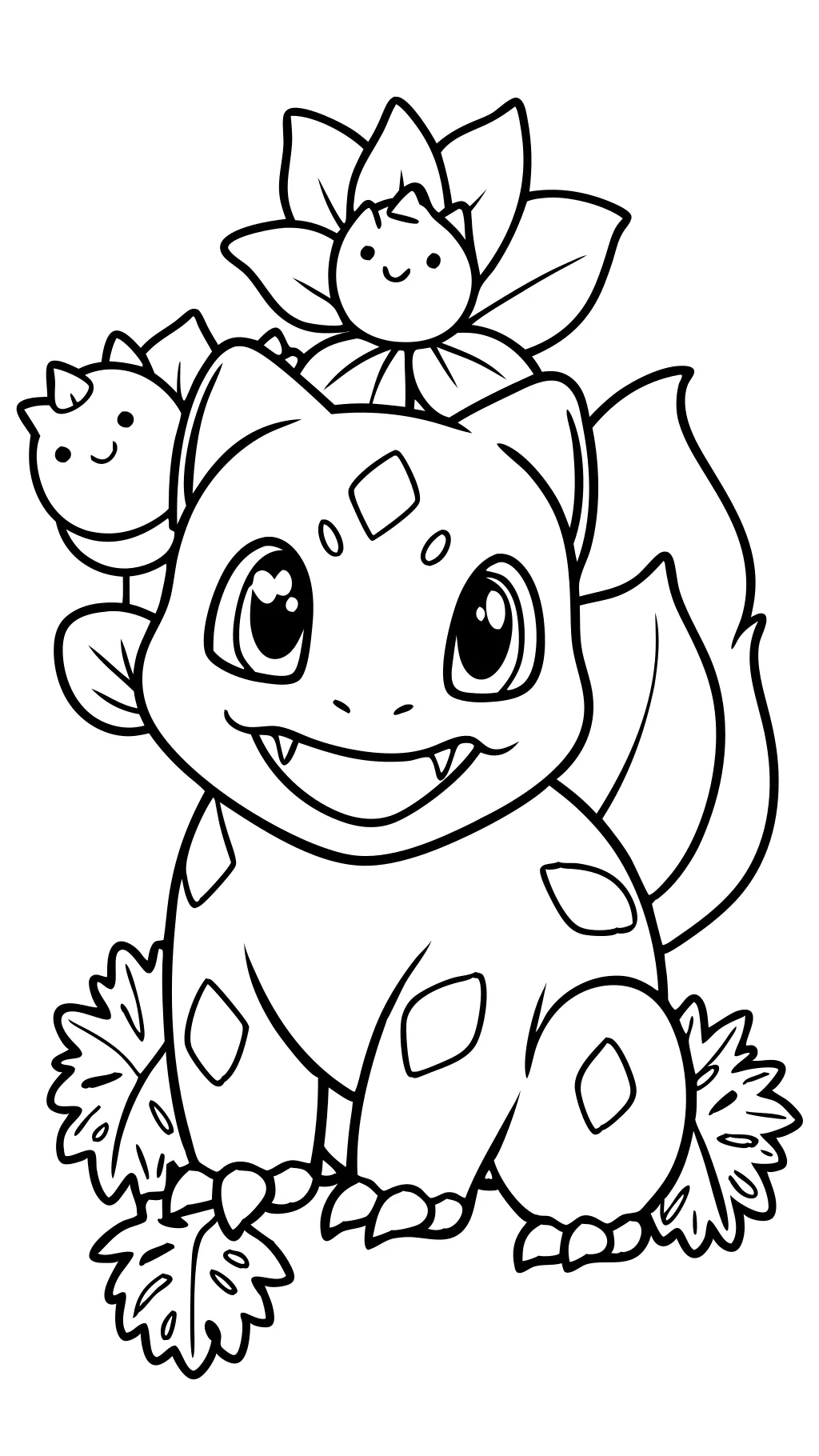 Página para colorear de Bulbasaur